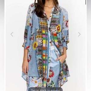 Johnny Was Rainbow tunic